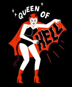 Wicked Clothes Queen Of Hell Sweatshirt Satanism