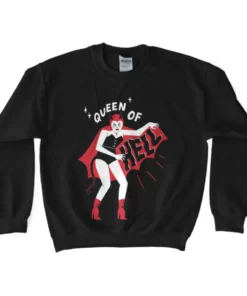 Wicked Clothes Queen Of Hell Sweatshirt Satanism