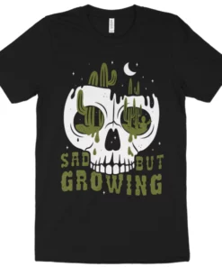 Wicked Clothes 'Sad But Growing' Shirt New