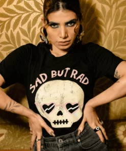 Wicked Clothes 'Sad But Rad' Shirt New