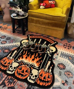 Wicked Clothes 'Season's Greetings' Rug New