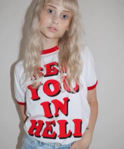 Wicked Clothes 'See You In Hell' Ringer Shirt
