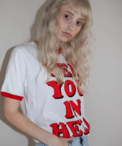 Wicked Clothes 'See You In Hell' Ringer Shirt