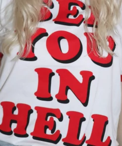 Wicked Clothes 'See You In Hell' Ringer Shirt