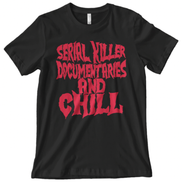 Wicked Clothes BESTSELLERS 'Serial Killer Documentaries' Shirt 4 Wicked Clothes BESTSELLERS 'Serial Killer Documentaries' Shirt