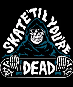 Wicked Clothes 'Skate Til You're Dead' Shirt BESTSELLERS