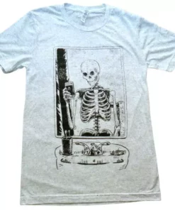 Wicked Clothes Skelfie Shirt Bones