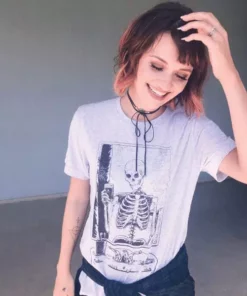 Wicked Clothes Skelfie Shirt Bones