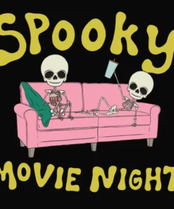 Wicked Clothes 'Spooky Movie Night' Shirt New