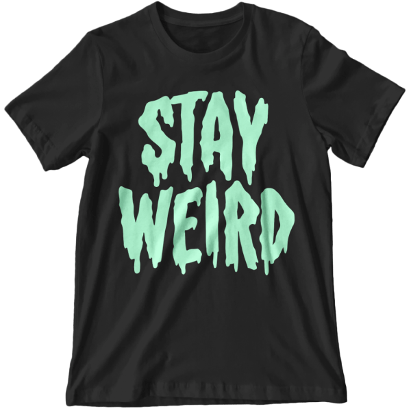 Wicked Clothes 'Stay Weird' Glow In The Dark Shirt 4 Wicked Clothes 'Stay Weird' Glow In The Dark Shirt