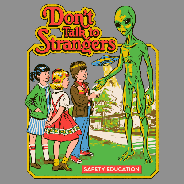 Wicked Clothes 'Don't Talk To Strangers' Shirt BESTSELLERS 3 Wicked Clothes 'Don't Talk To Strangers' Shirt BESTSELLERS