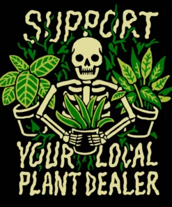 Wicked Clothes 'Local Plant Dealer' Shirt New