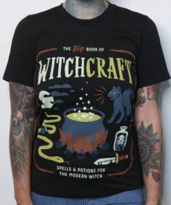 Wicked Clothes BESTSELLERS Book Of Witchcraft Shirt