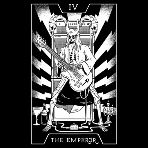 Wicked Clothes Black And White The Emperor Shirt