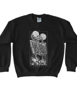 Wicked Clothes Bones The Lovers Sweatshirt