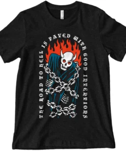Wicked Clothes Bones Good Intentions Shirt