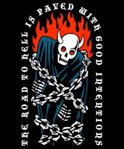 Wicked Clothes Bones Good Intentions Shirt