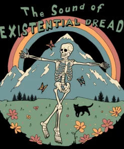 Wicked Clothes 'Sound Of Existential Dread' Shirt Bones