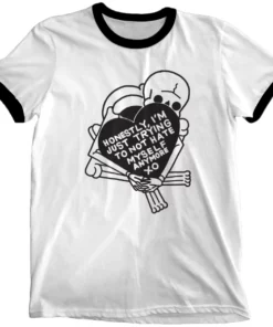 Wicked Clothes Hate Myself Ringer Shirt