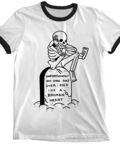 Wicked Clothes 'Broken Heart' Ringer Shirt