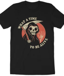 Wicked Clothes 'What A Time To Be Alive' Shirt New