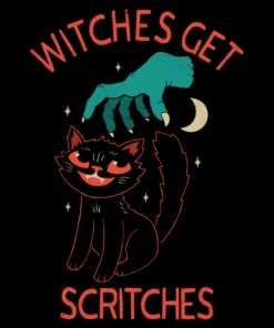 Wicked Clothes 'Witches Get Scritches' Shirt New