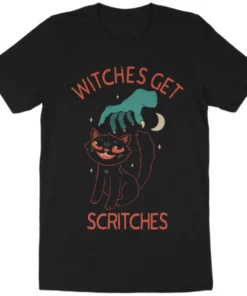 Wicked Clothes 'Witches Get Scritches' Shirt New
