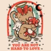 Wicked Clothes 'Not Hard To Love' Shirt New